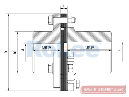 JMII膜片联轴器